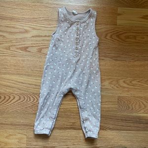 Q by Quincy Mae floral romper 12-18 months